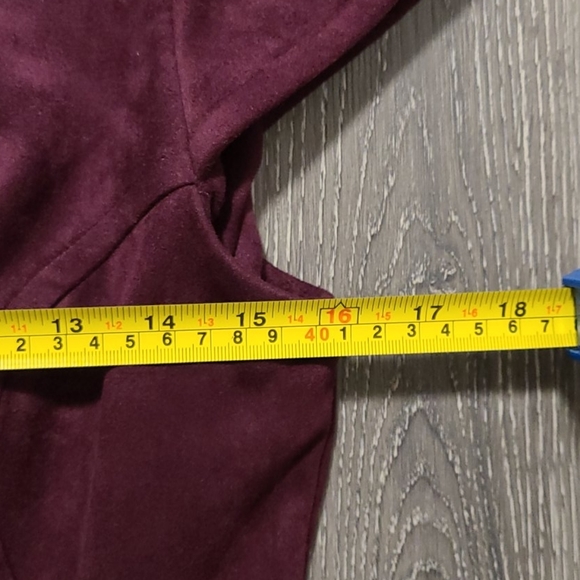 IVANKA TRUMP Velvet Purple Fit and Flare Dress 8 - Picture 7 of 11